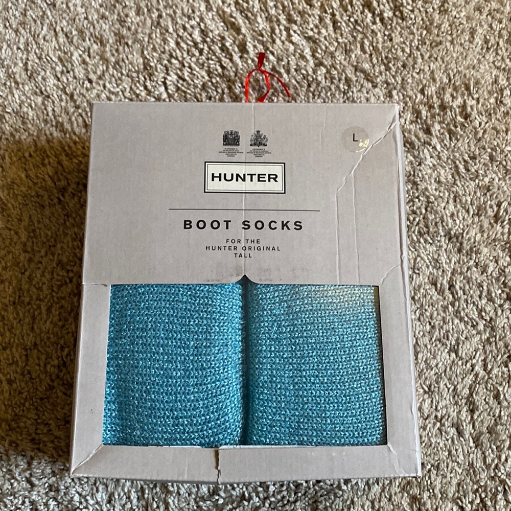 NIB Hunter Boot Socks sz L